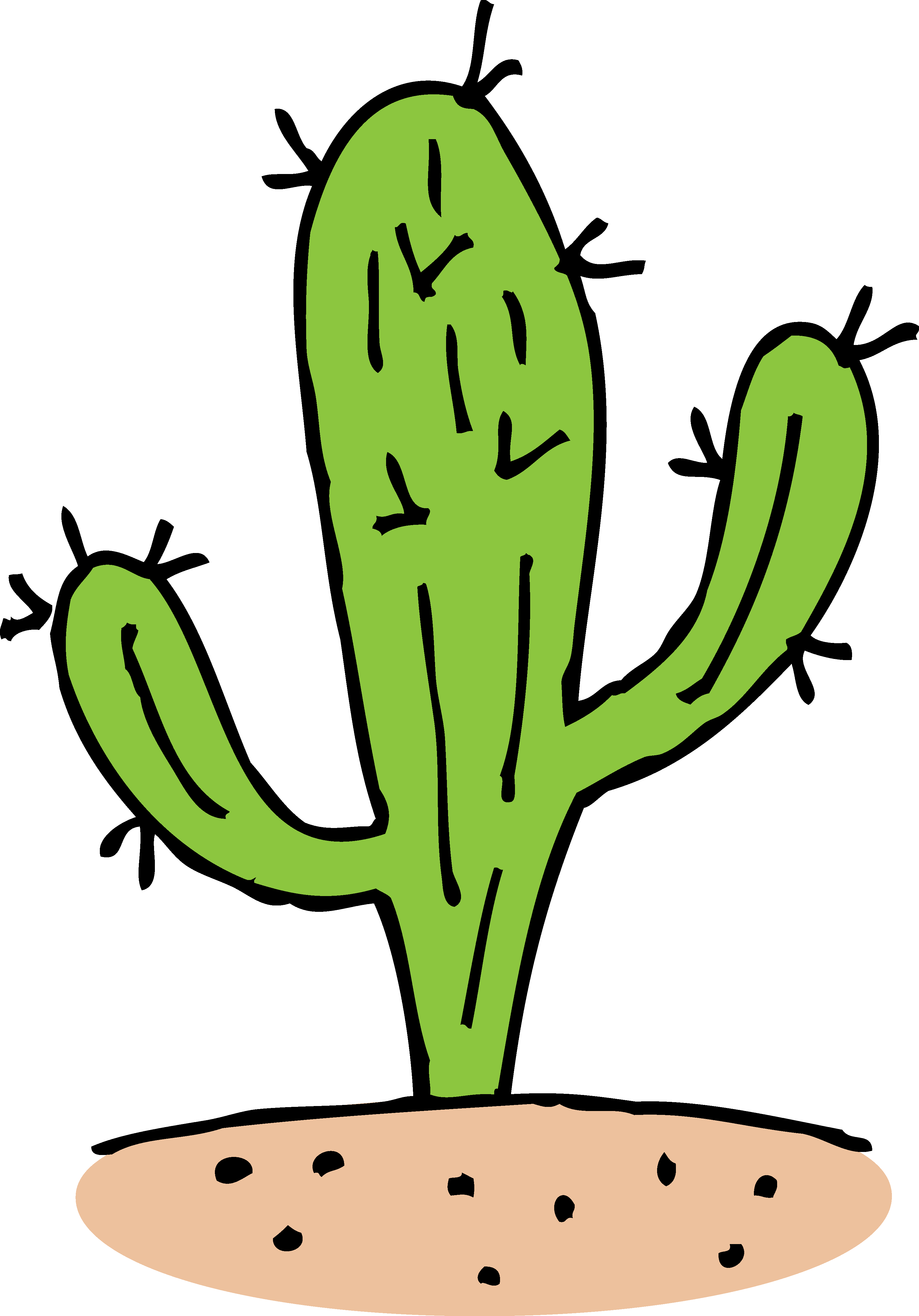 Animal Cliparts Transparent - Cactus Clipart (3323x4757)