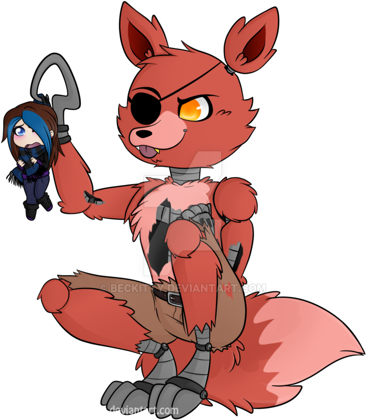 Foxy The Pirate Chibi (800x900)