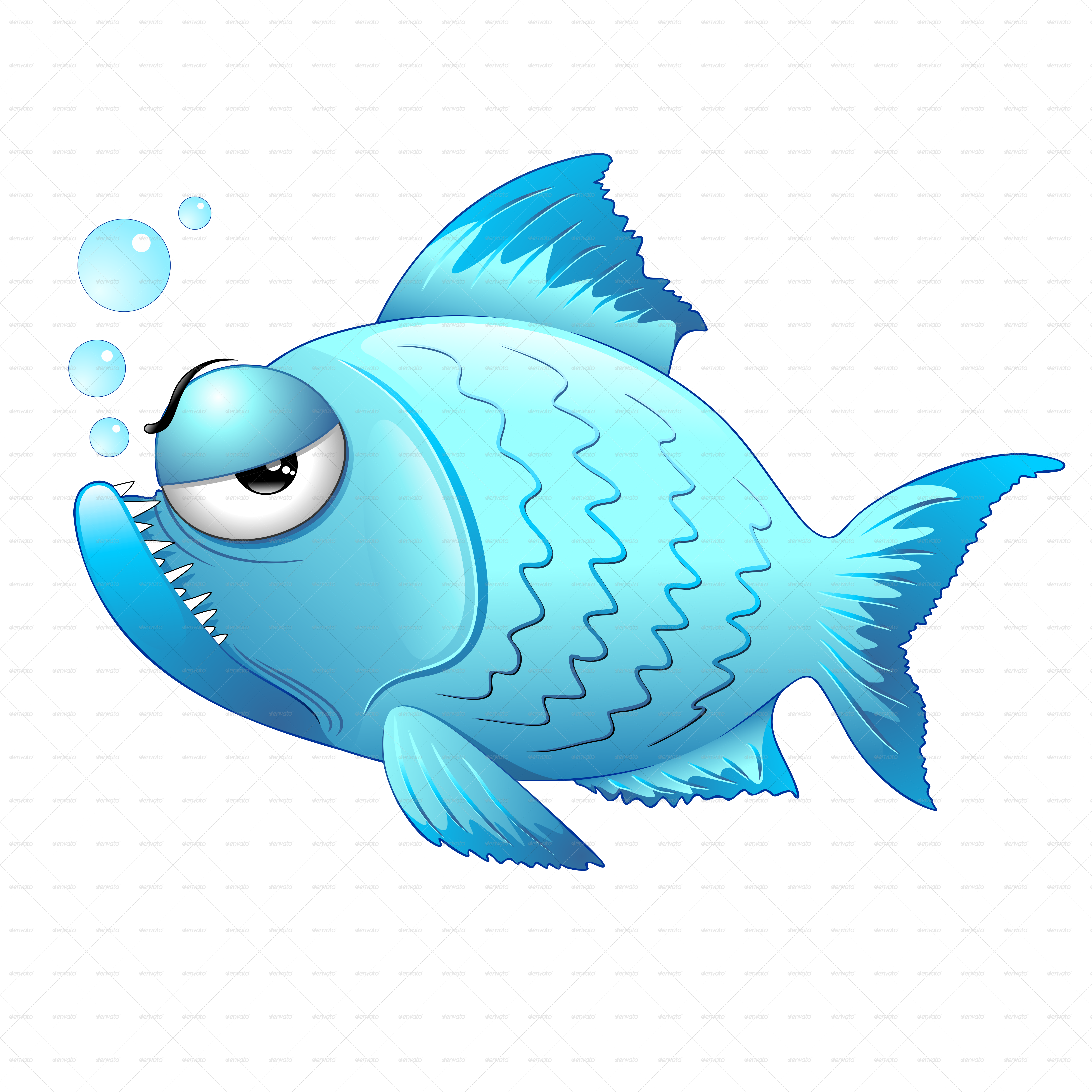 Fish Cartoon-png 5000 - Fishing (5000x5000)