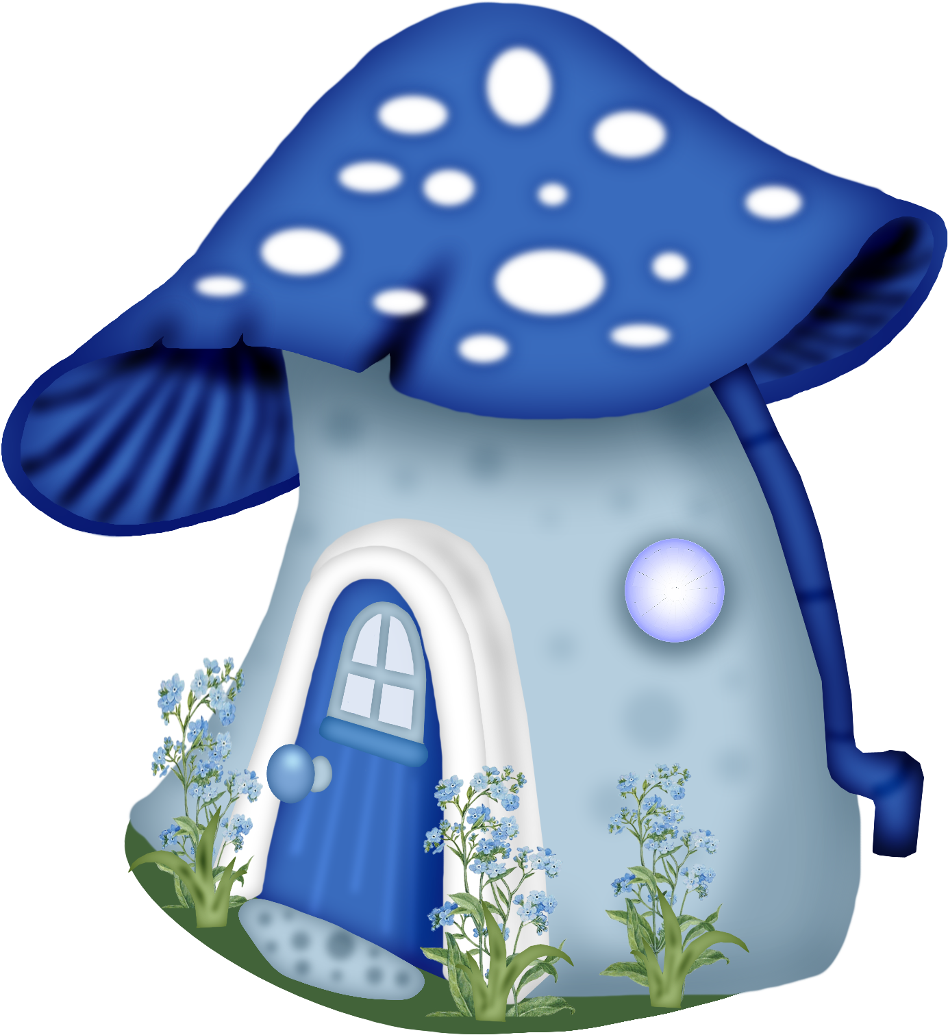 Champign Maison E Etc - Mushroom House Clipart (1440x1550)