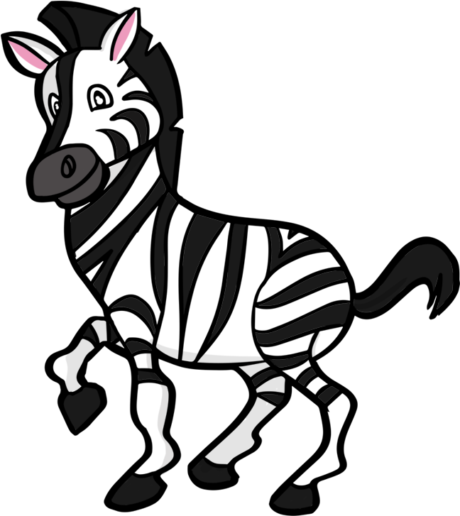Zebra Clipart (686x748)