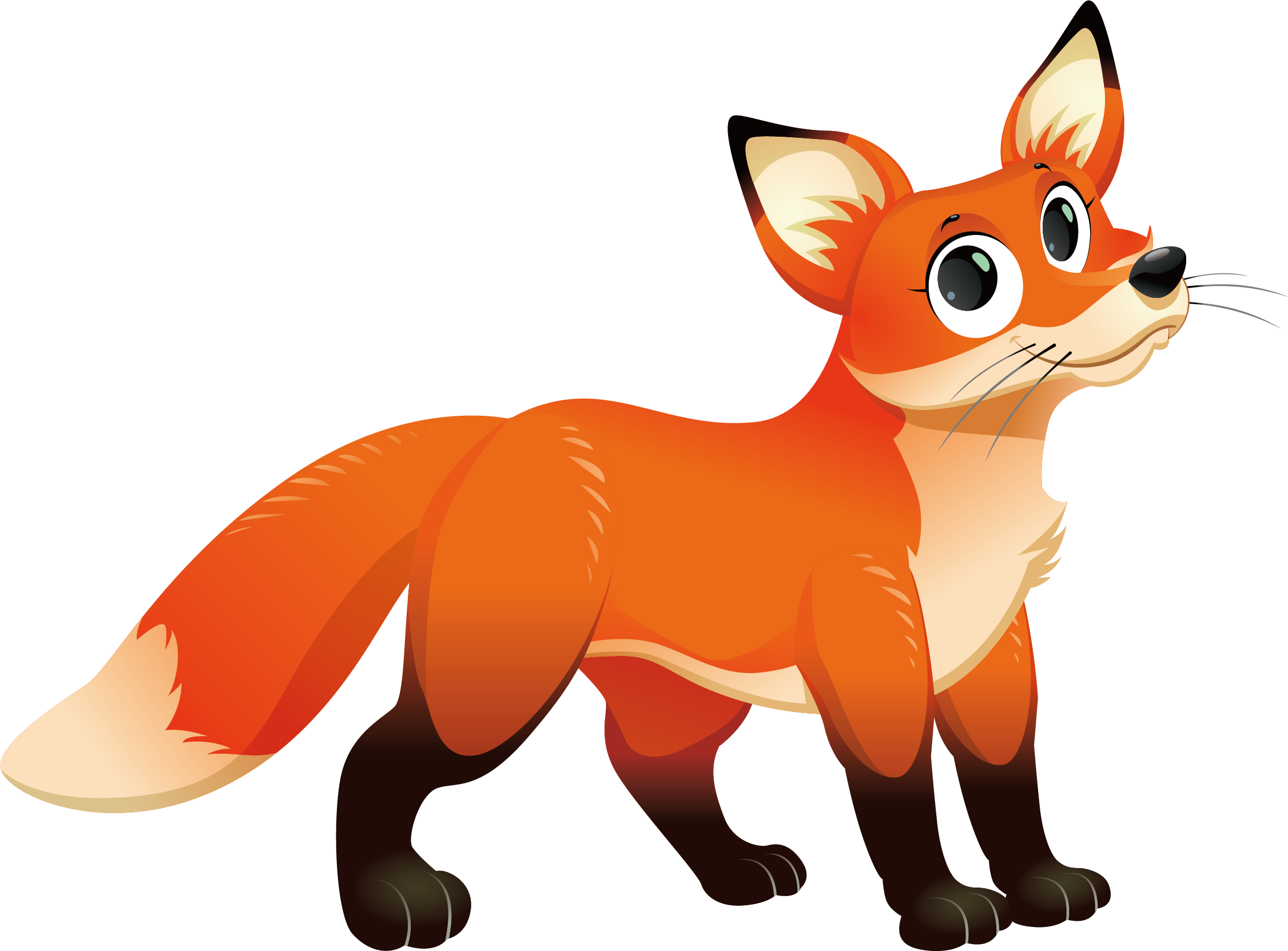 Cartoon Royalty-free Illustration - Fox Clipart Png (2252x1663)