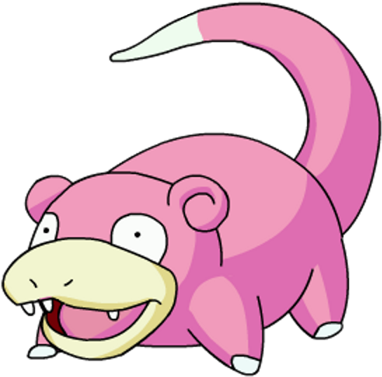 125 Kb Png - Slowpoke Png (596x582)