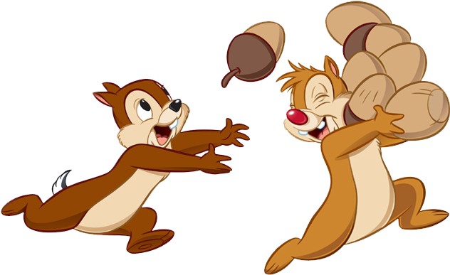 Chip And Dale Clip Art - Chip And Dale Background (651x406)