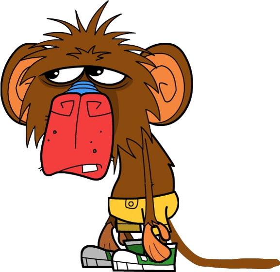 Monkey Cartoon Pictures - Bone Tool In Flash (600x600)