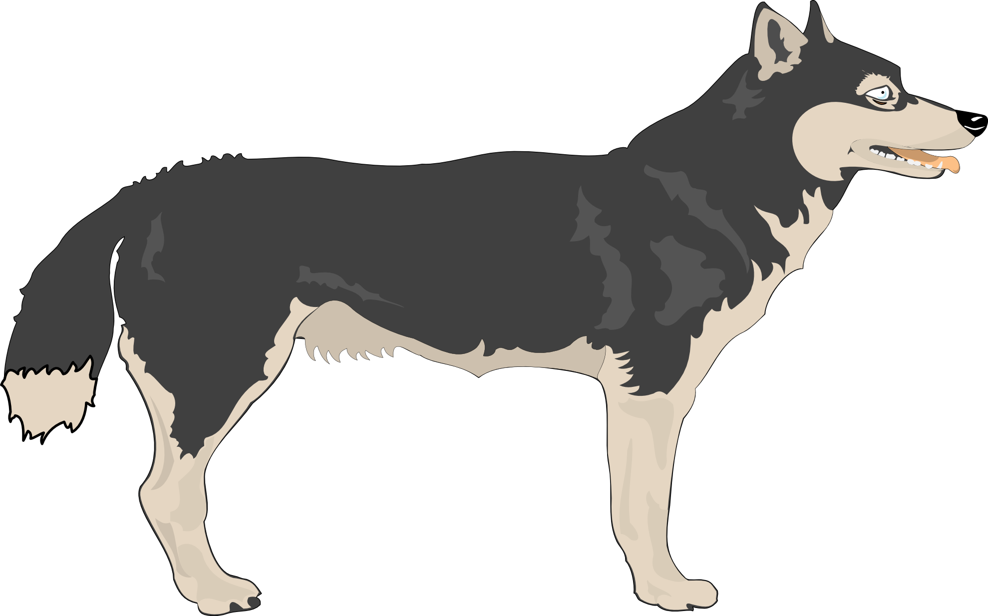Arctic Wolf Mackenzie Valley Wolf Clip Art - Arctic Wolf Mackenzie Valley Wolf Clip Art (1979x1234)