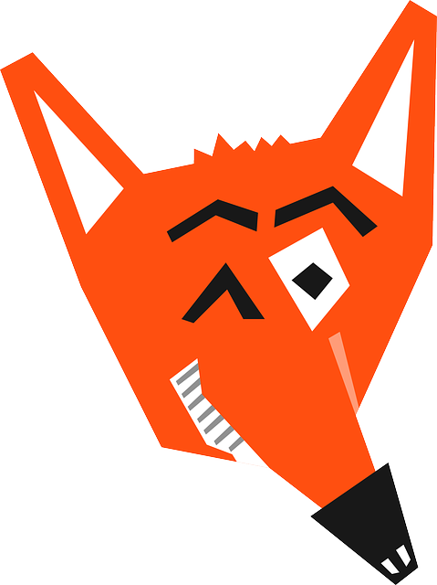Fox, Animal, Cartoon, Cunning, Devious, Evil, Eye - Smart Fox (479x640)