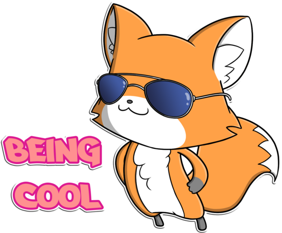 Cool Fox By Whitemaze - Cool Fox (600x600)
