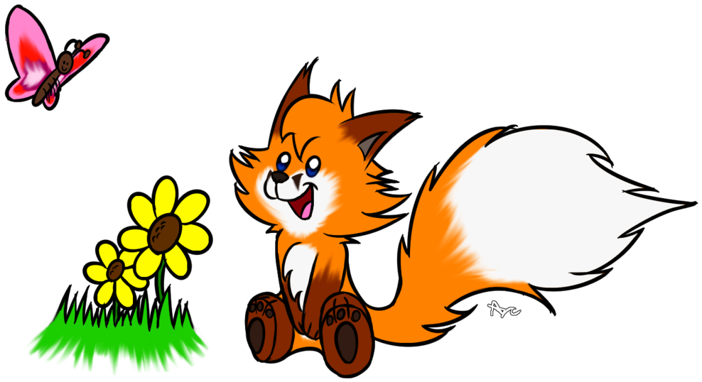 Cute Fox By Foxifyer - Comics (1024x580)