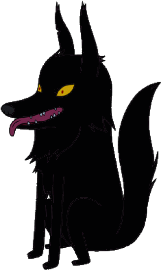 Male Dark Wolf - Adventure Time Wolf (916x569)