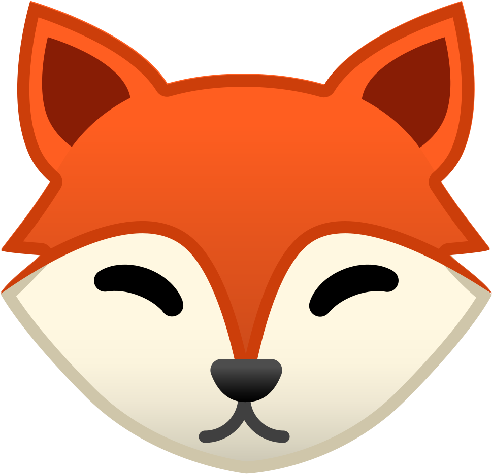 Fox Face Icon - Emoji De Zorro (1024x1024)