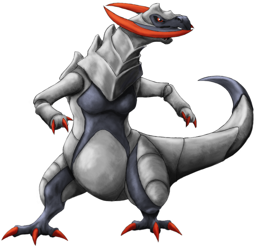 Shiny Haxorus By Howling-wolf - Shiny Haxorus Fan Art (894x894)