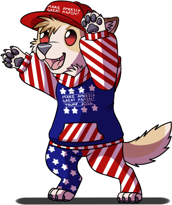 Make America Great Again Furry (883x905)