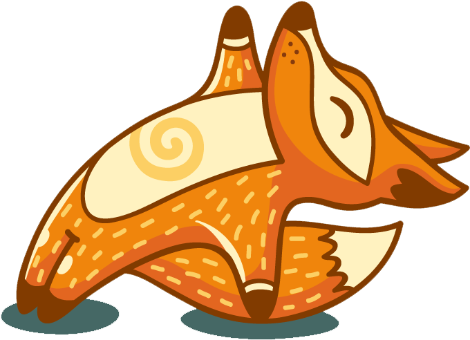 Fox Doing Yoga - Fox Doing Yoga (817x768)