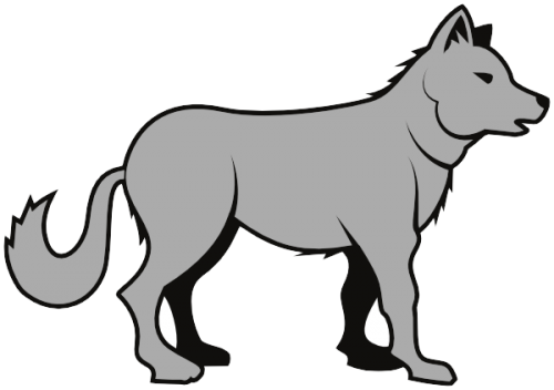 Save - Wolf Clipart (500x352)