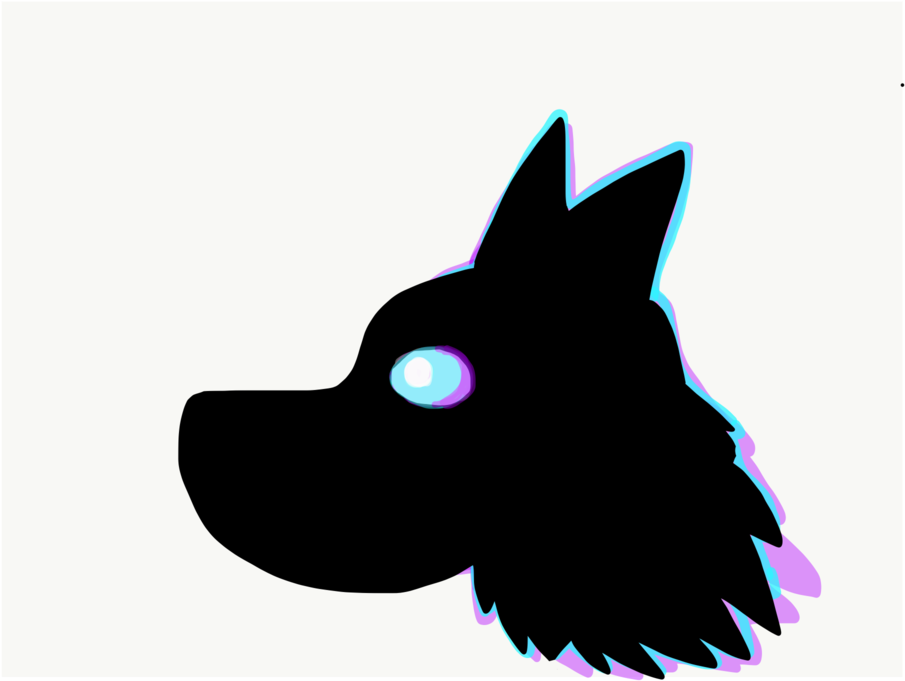 Wolf Silhouette By Dank Dreamer On Deviantart - Gray Wolf (1024x768)
