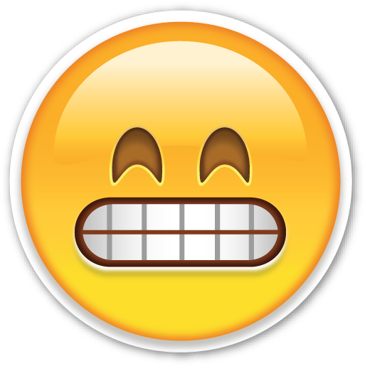 Sonriendo Con Cara Sonriente De Ojos - Emojis Png (530x530)