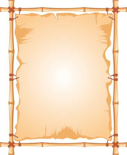 Image Result For Drawing Bamboo To Frame A Picture - Bamboo Frame (409x500)