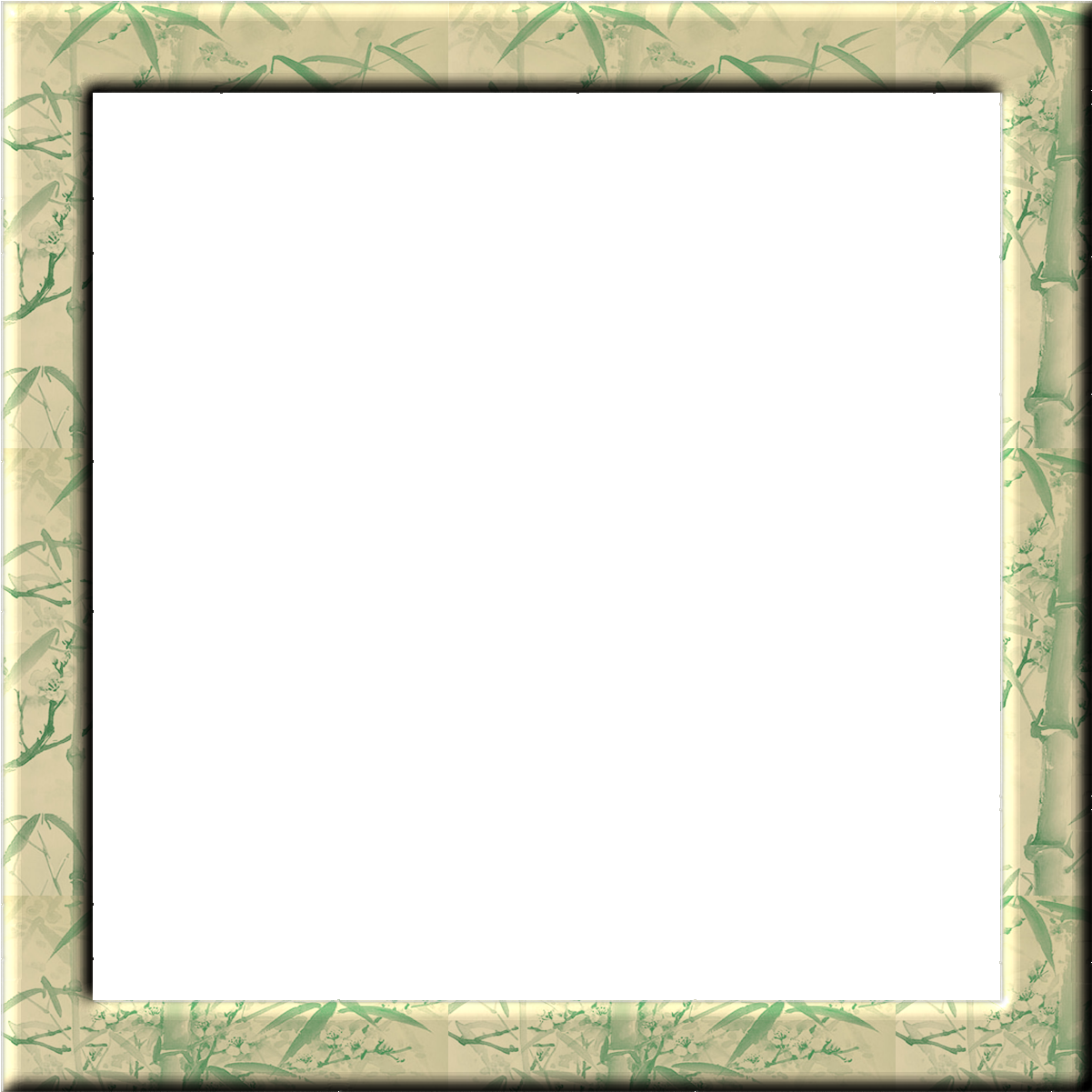 Bamboo Frame Png - Scrap (1210x1210)