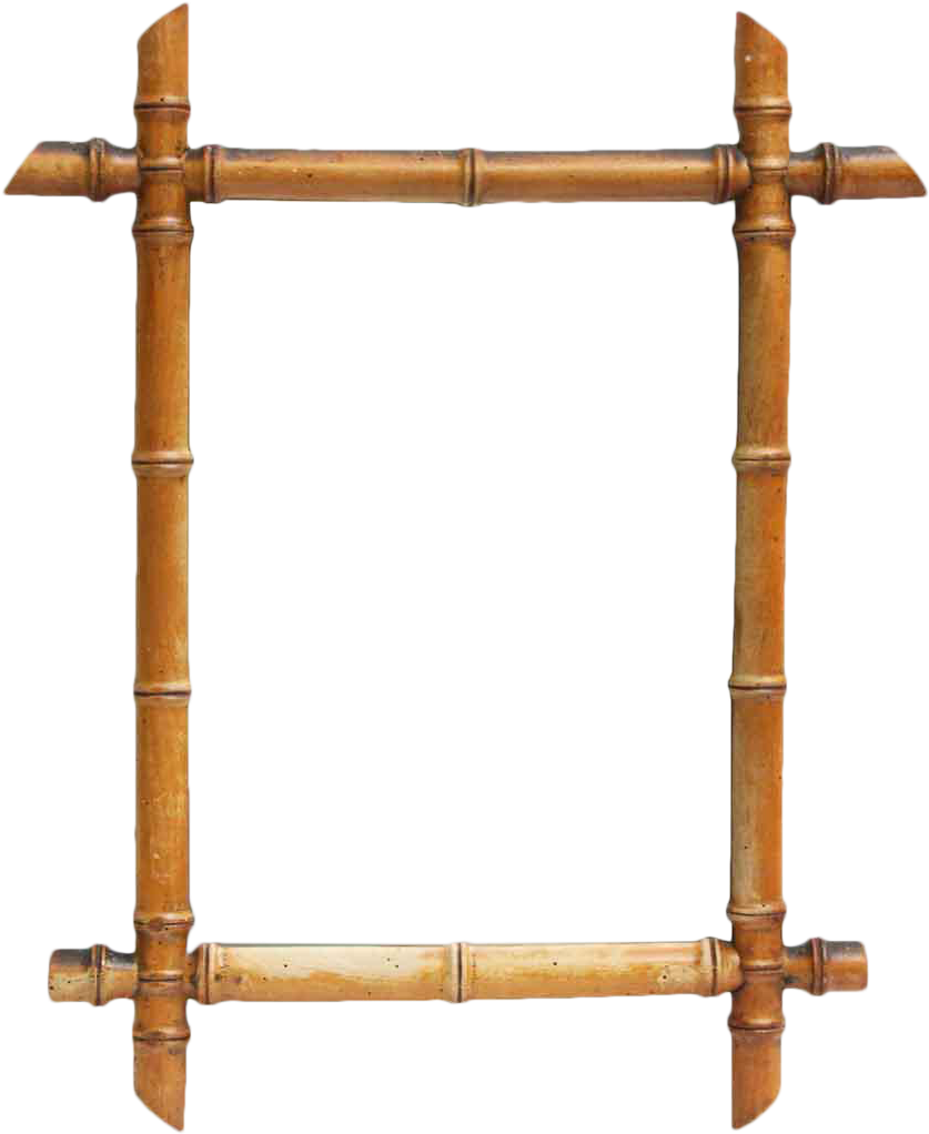 Bamboo Style Frame Png (1019x1200)