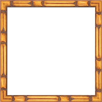 Aztec Gold Bamboo-style Frame - Gold (356x356)