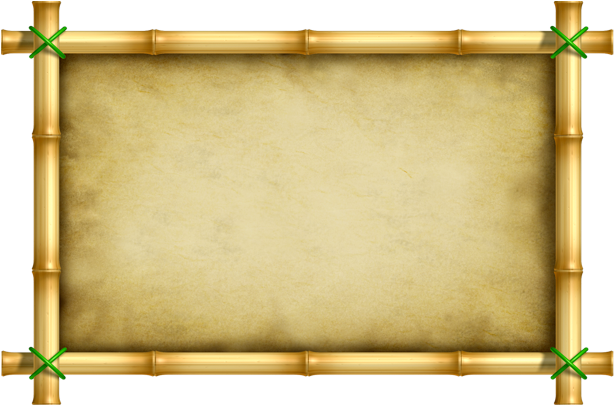 Publicat De Eu Ciresica La - Bamboo Frame Transparent Background Png (635x405)