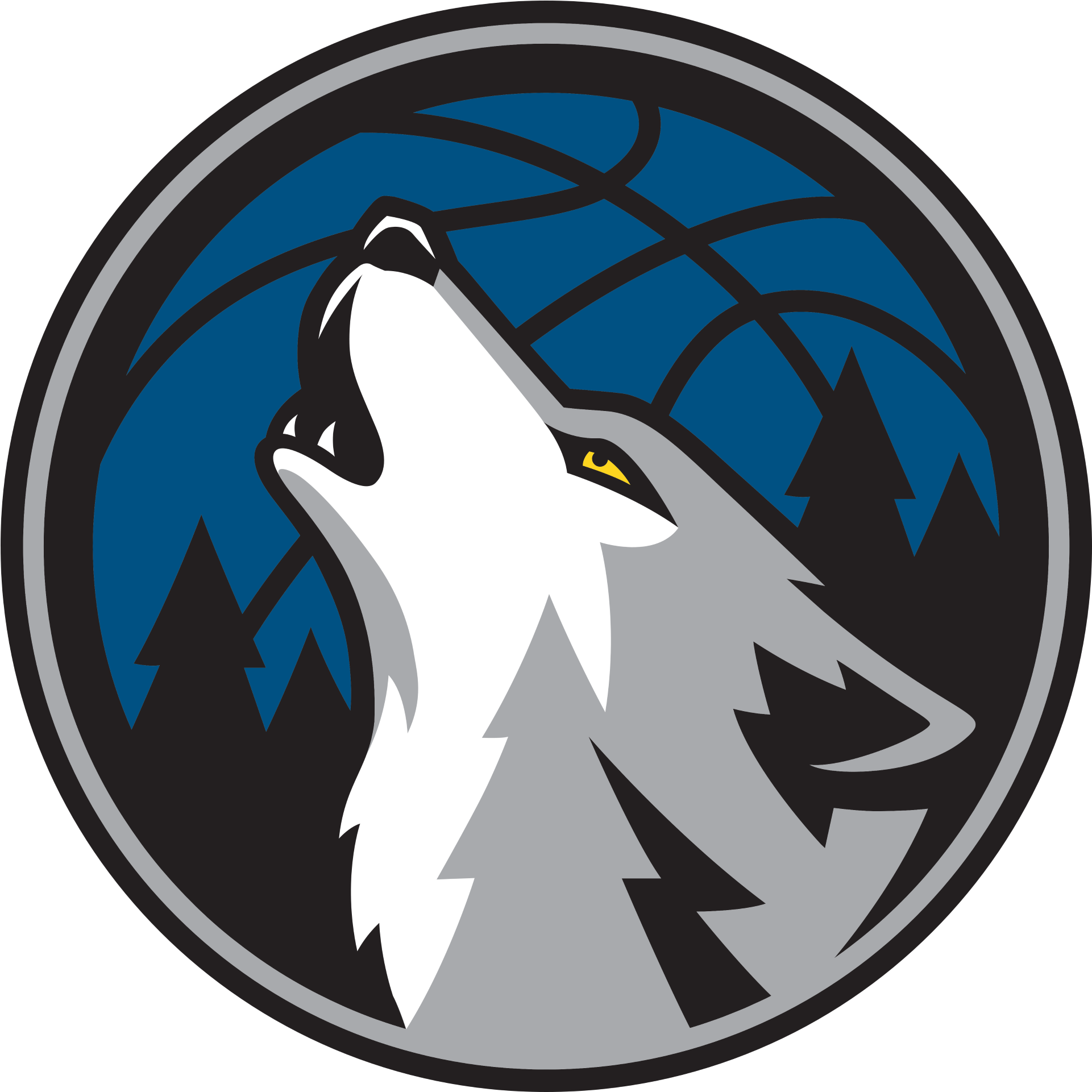 Minnesota Timberwolves Officially Unveil New Logo - Minnesota Timberwolves Logo (2000x2000)