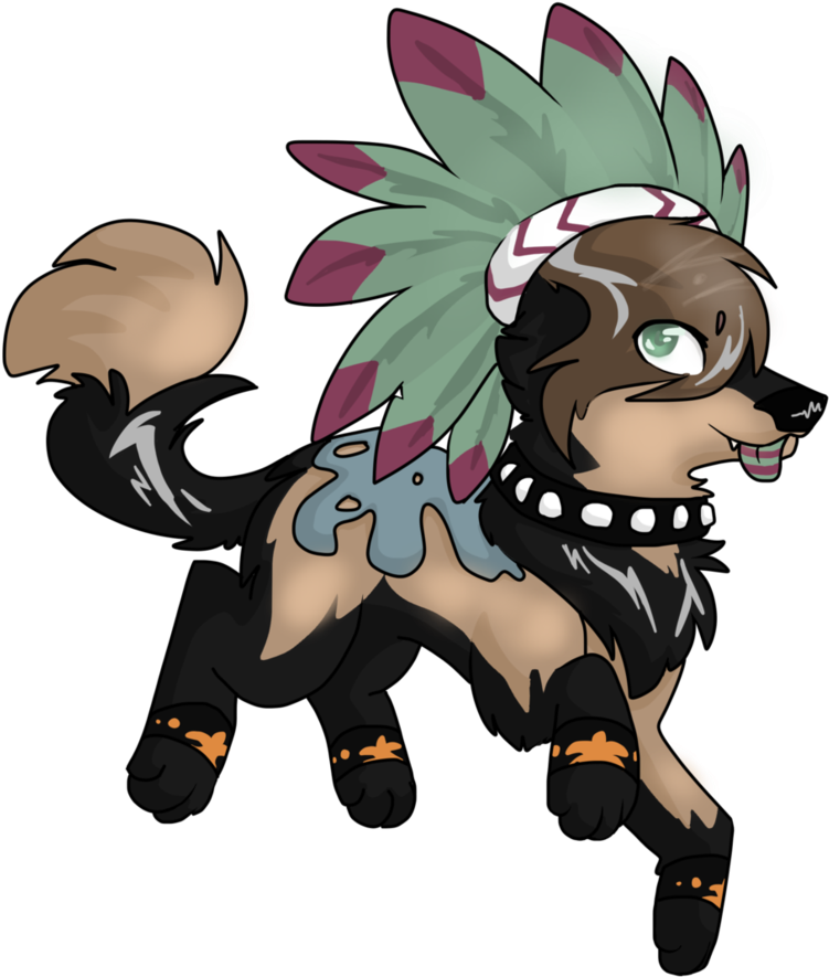 Commission For Xxneonskaixx By Loopy44 - Animal Jam Wolf Fanart (847x943)