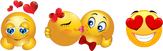 Resultado De Imagen De Emoticonos Whatsapp - Kissing Emojis (600x200)