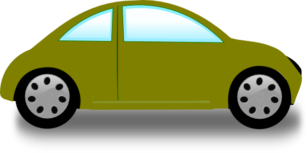 Green Grey Car Clip Art - Toy Cars Clip Art (600x299)