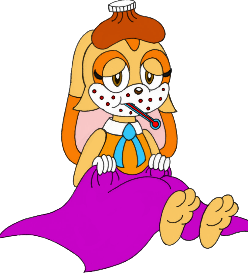 Chicken Pox Clip Art Images Gallery - Chicken Pox Cartoon Png (816x911)