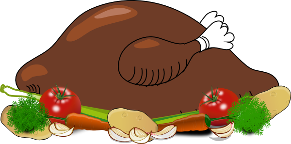 Fried Chicken Dinner Clipart - Grilled Chicken Vector Png (600x297)