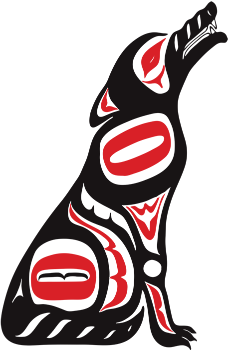 Aboriginal Clipart First Nations - First Nations Wolf Symbol (457x700)