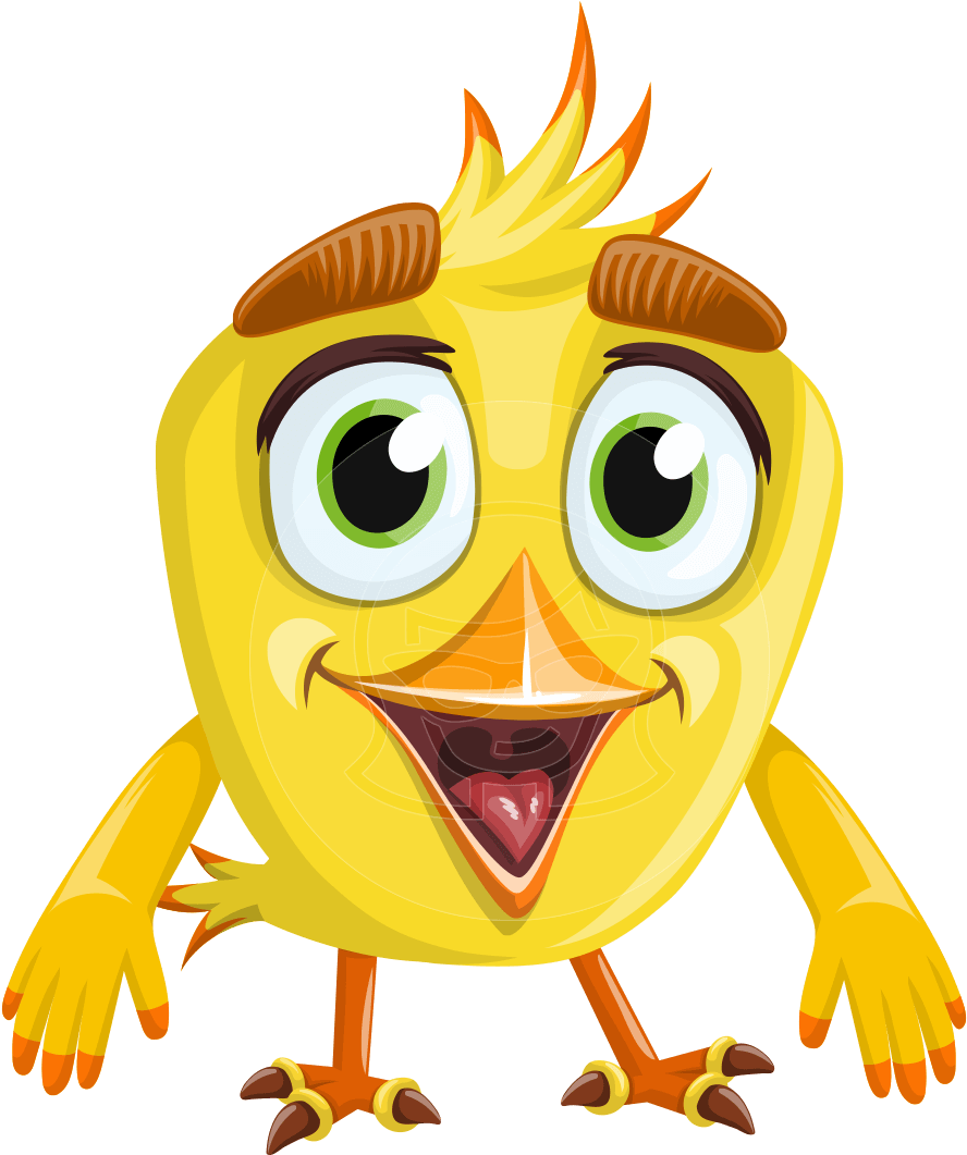 Vector Bird Cartoon Character - Cartoon Birdy (1025x1060)