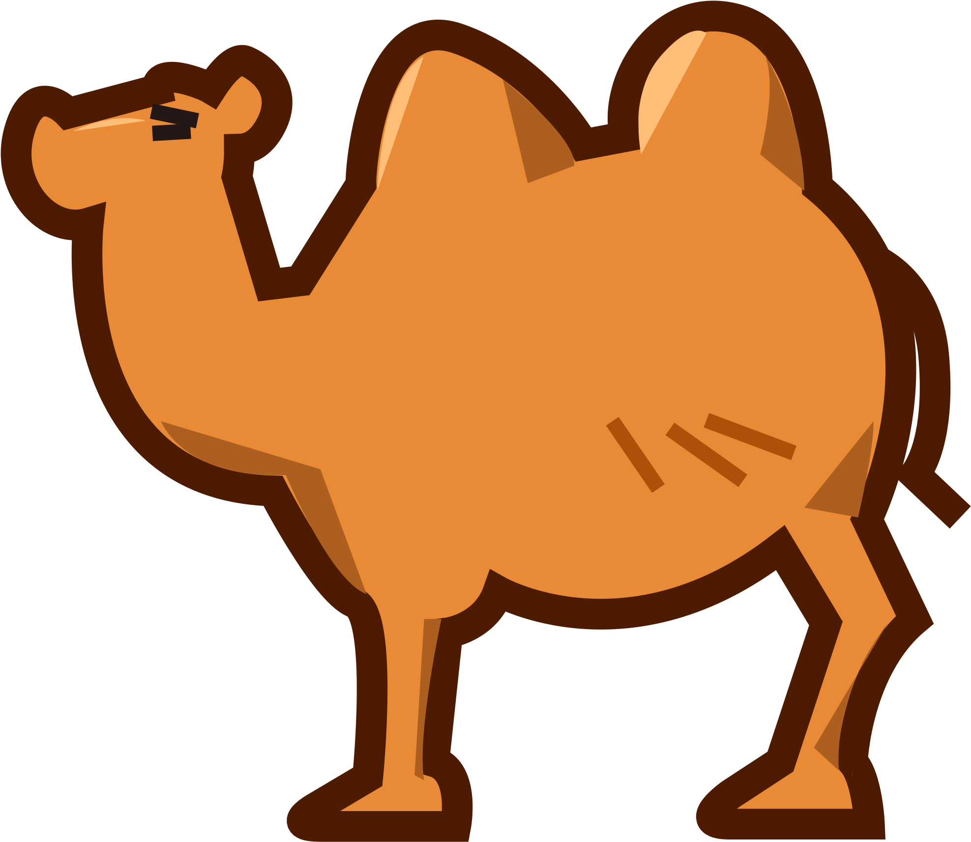 Camel Cartoon Pictures 14, - Bactrian Camel (2000x2000)
