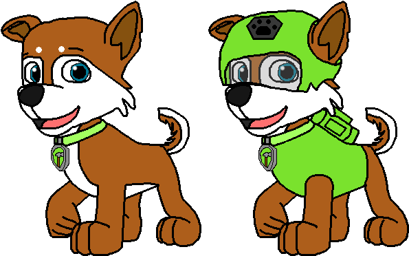 Kay The Construction Pup By Wolf Prince Leon - Cartoon (595x379)