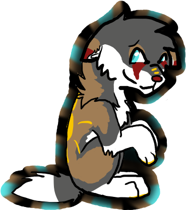 Sun Chibi Wolf Pup By Sunhuskeywolf - Cartoon (450x500)