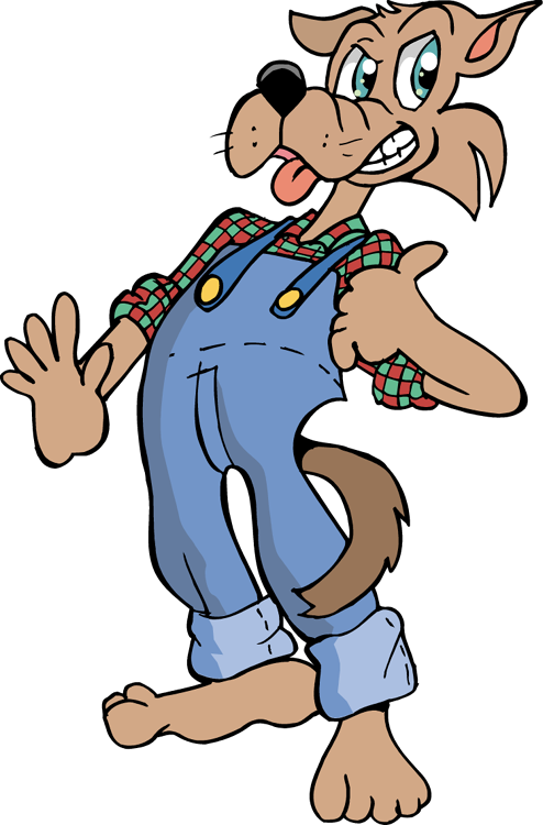 The Lone Wolf's Guide To Learning Map 3d - Big Bad Wolf Clipart (494x750)