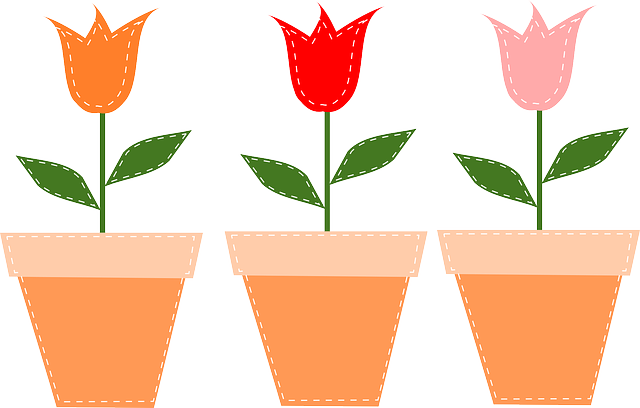 Free Pictures Flowers - Flower Pot Clipart Png (640x408)