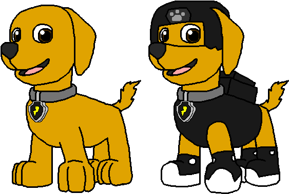 Sparky The Mechanic Pup By Wolf Prince Leon - Paw Patrol Fan Made Pups (640x400)