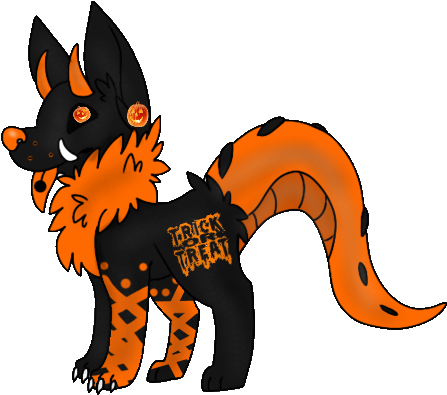 Halloween Pup Shaded For Sale By Ghost-direwolf - Illustration (494x433)