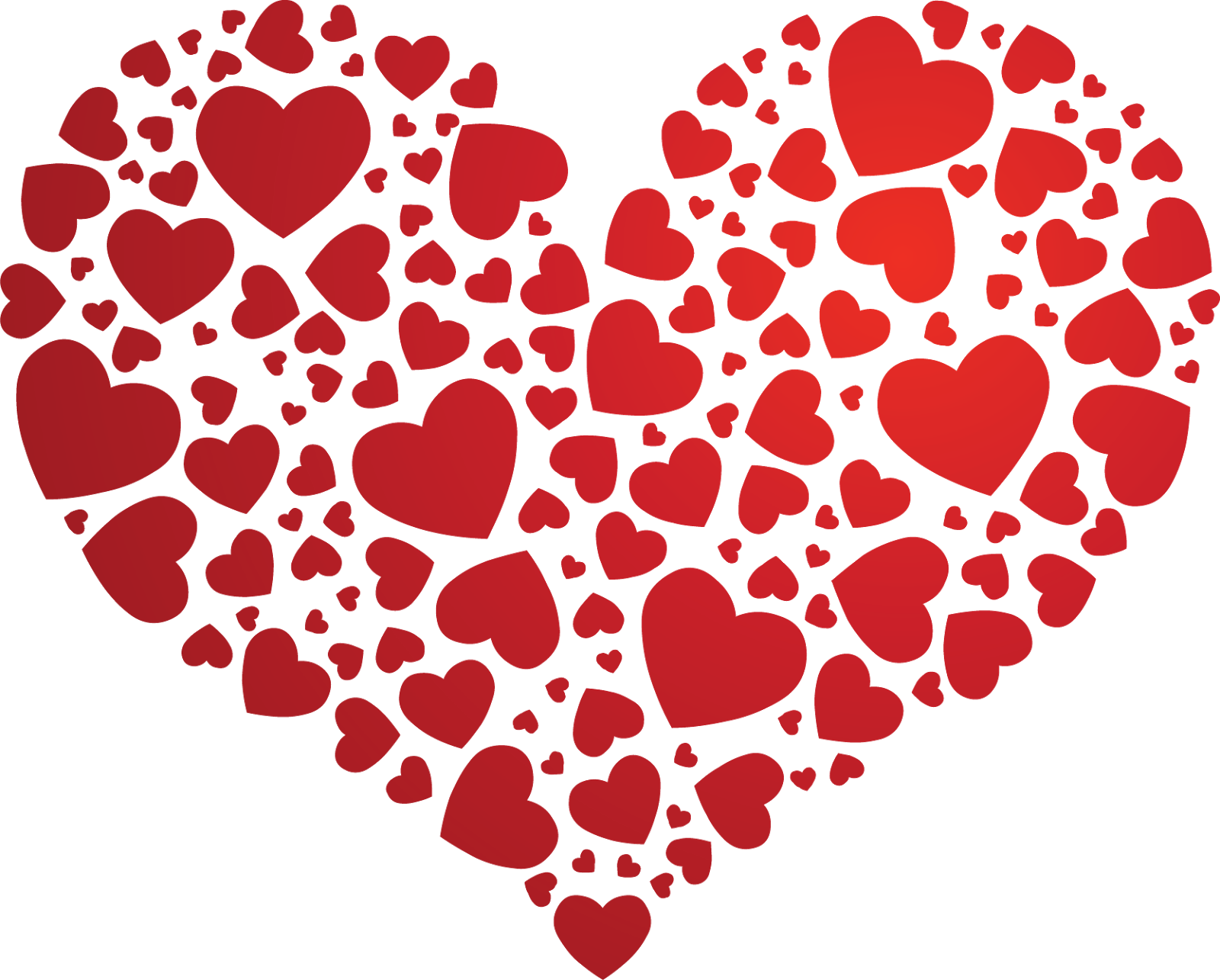 Corazones Para Imprimir Y Decorar - Corazones Para Decorar Tarjetas (1600x1285)