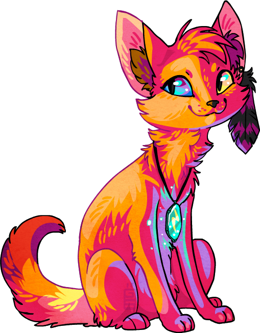 Ember-female A Cat Who Tags Along With The Group Of - Deviantart Griffsnuff (509x652)