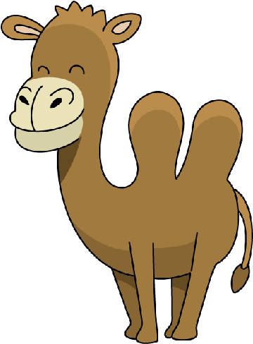 Cartoon Camel Clipart Image - Camel (500x500)