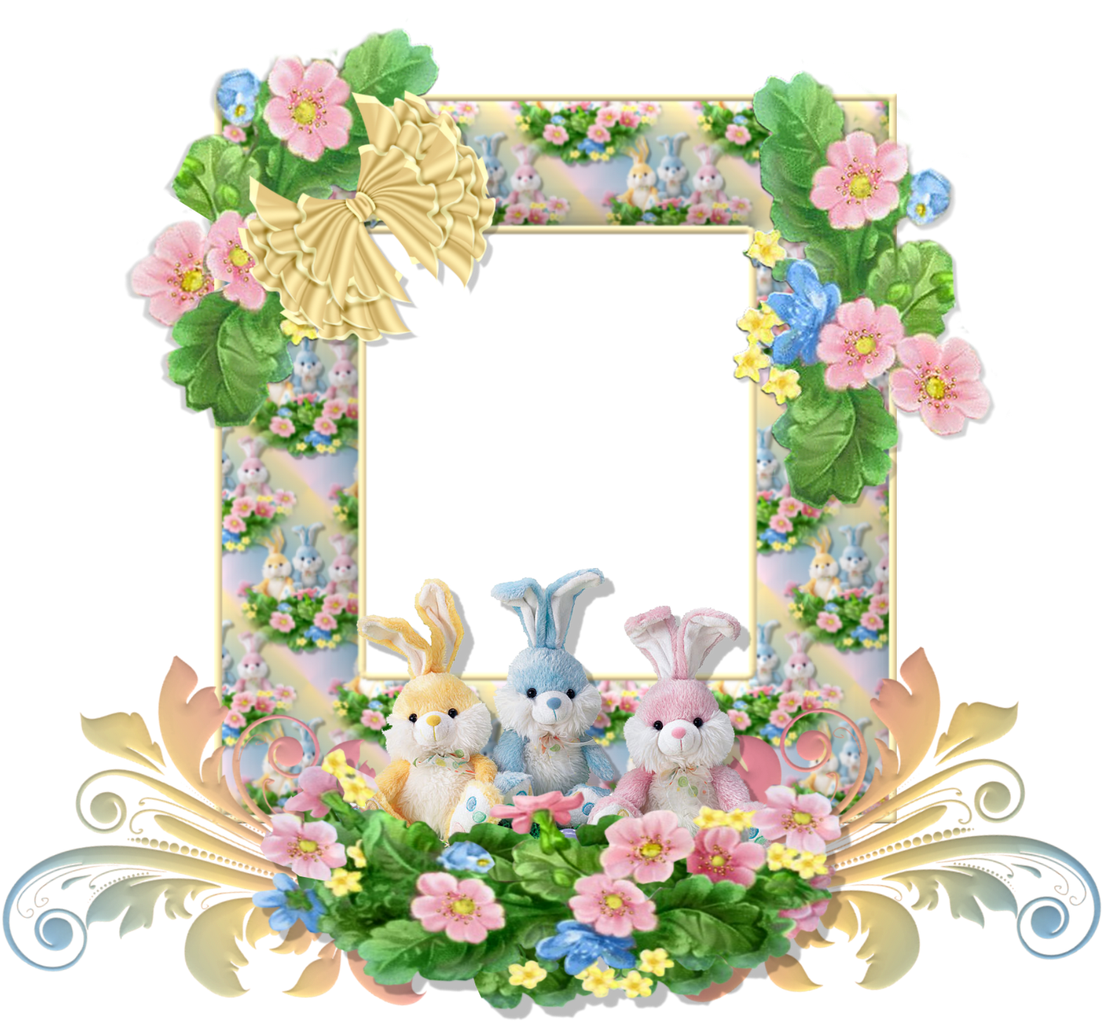 Easter Frames Free Png Image - Glitter Graphics Happy Easter (1600x1600)