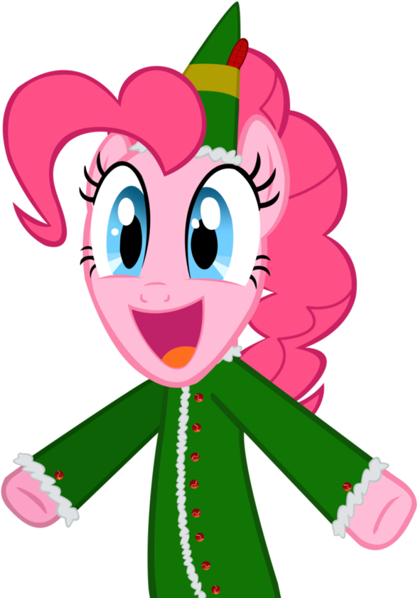 Pinkie The Elf By Sakatagintoki117 - Mlp Pinkie Pie Jumping (894x894)