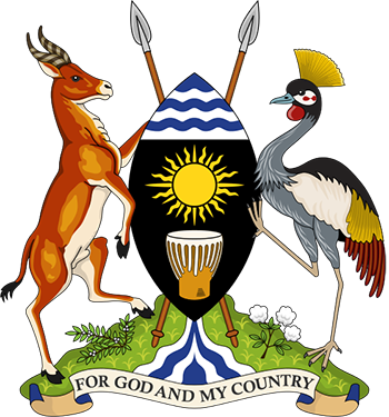 The African Nation Of Uganda Has Hit The Headlines - Coat Of Arms Of Uganda (350x375)