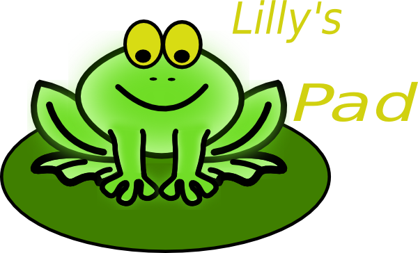 Lilly Pad Clip Art - Lily Pad Clip Art (600x364)