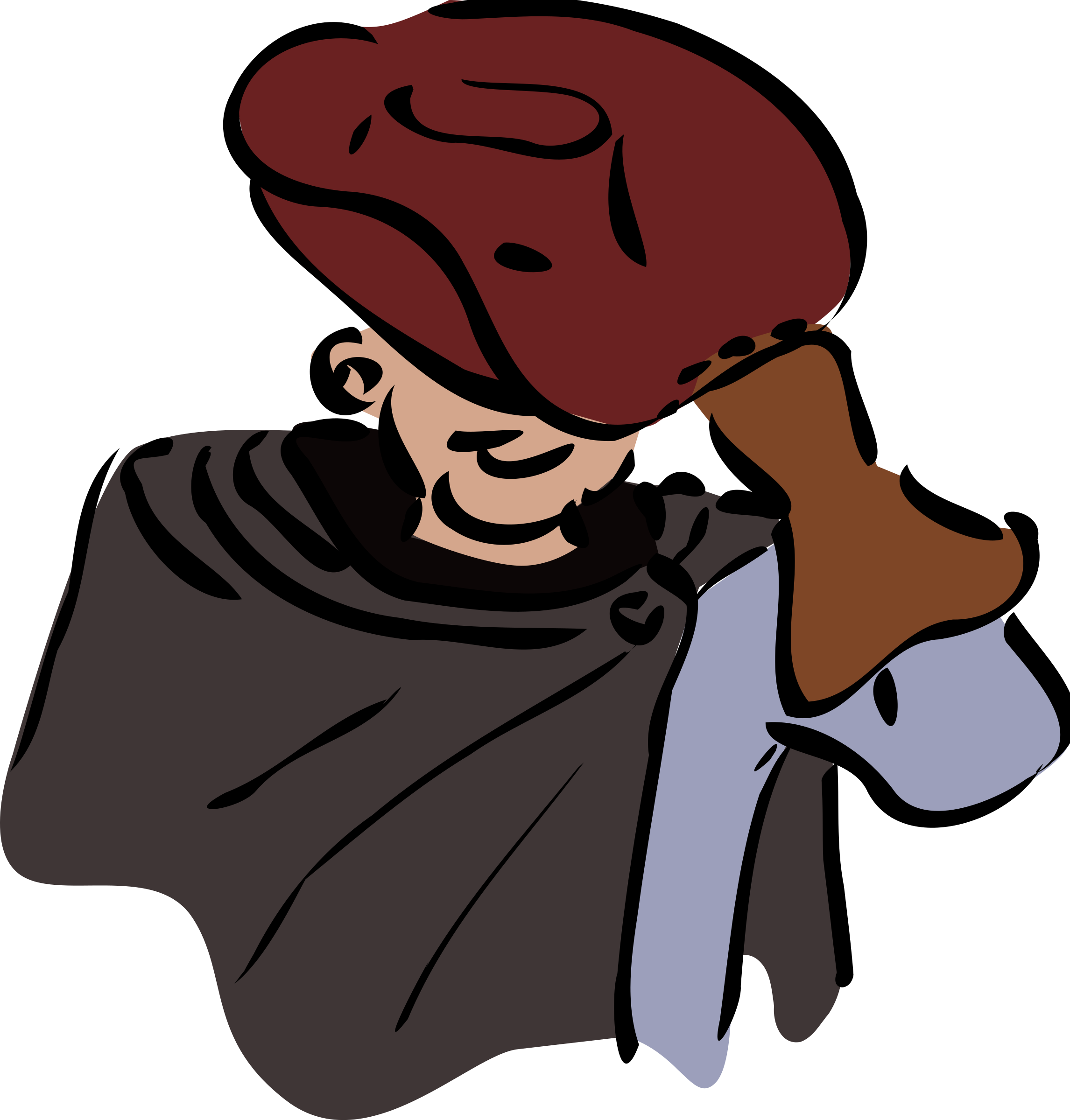 Thief Npc - Thief Clip Art (1225x1280)