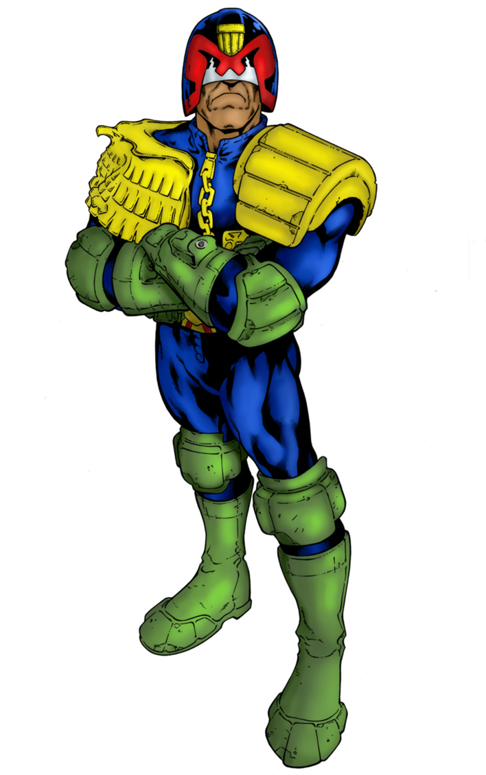 Judge Dredd By Bobhertley - Judge Dredd (708x1129)